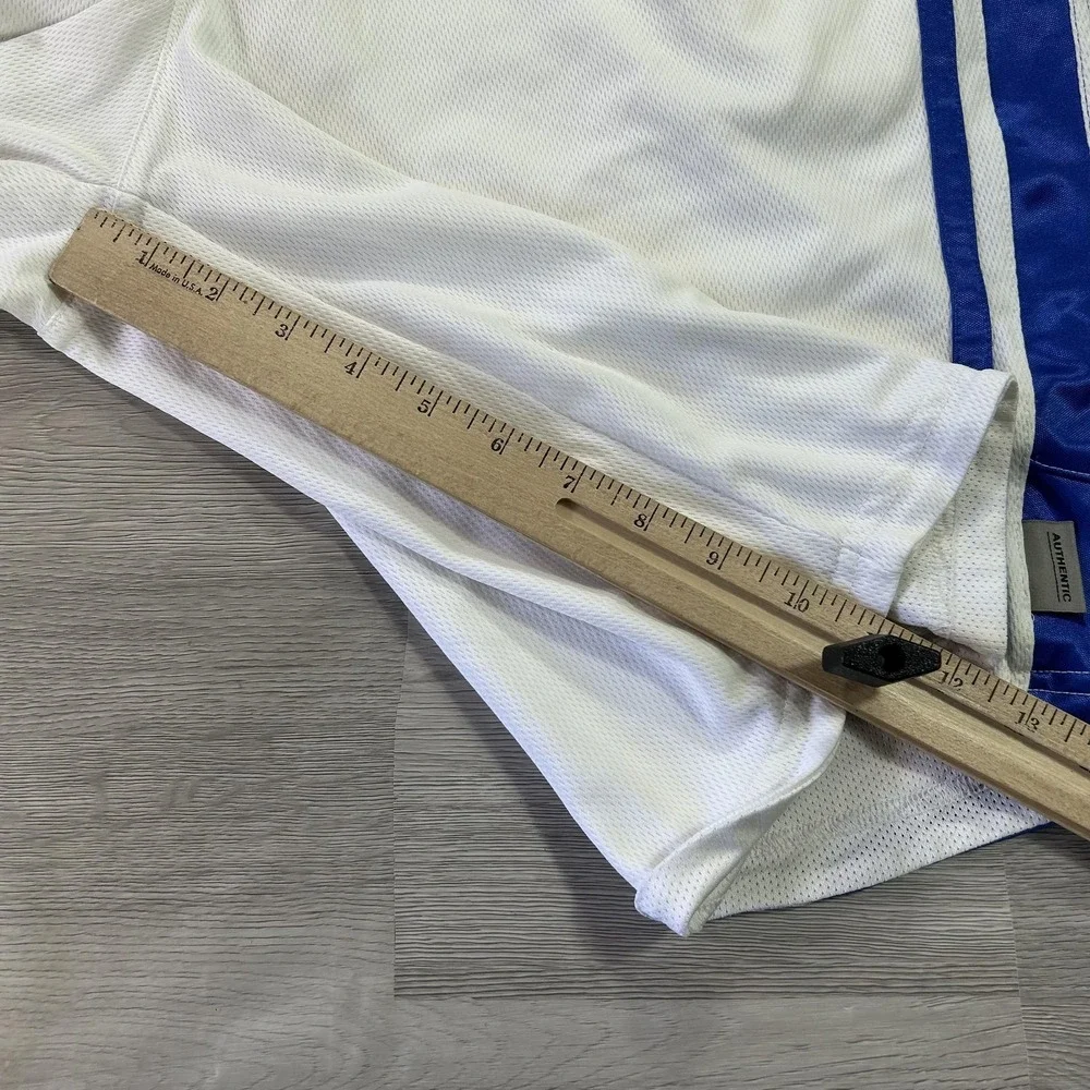VTG Duke Blue Devils‎ Shorts Mens XL White NCAA Basketball NikeFIT Dry Authentic